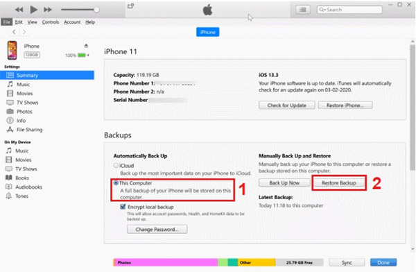 Cách sử dụng iTunes để chuyển dữ liệu từ iPhone cũ sang iPhone mới (1)