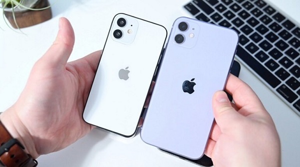 iPhone 12 Mini có kích thước 5.4 inch và iPhone 12 là 6.1 inch