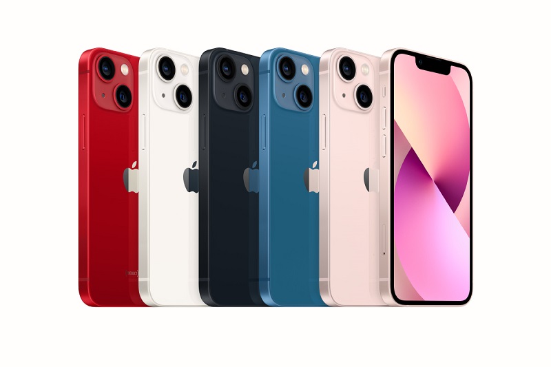 iPhone 13 có 5 phiên bản màu sắc