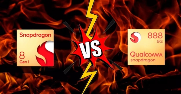 So sánh chip Snapdragon 8 Gen 1 và chip Snapdragon 888